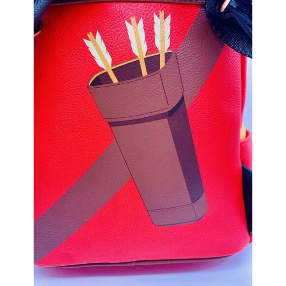 *NEW EXCLUSIVE* Loungefly Exclusive Villain Gaston Cosplay Mini Backpack - Picture 5 of 7